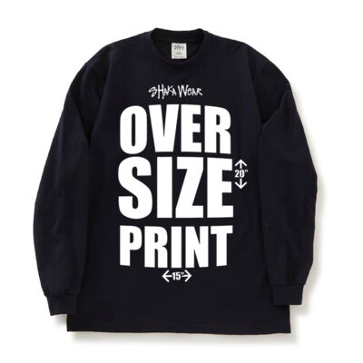 Shaka Wear OVER SIZE PRINT - Max Heavyweight Long Sleeve T-Shirt Thumbnail