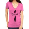 Tultex 214 - Ladies' Slim Fit Fine Jersey V-Neck Thumbnail