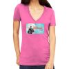 Tultex 214 - Ladies' Slim Fit Fine Jersey V-Neck Thumbnail