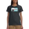 Gildan 100% Cotton Ladies T-Shirt Thumbnail