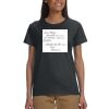 Gildan 100% Cotton Ladies T-Shirt Thumbnail