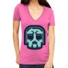 Tultex 214 - Ladies' Slim Fit Fine Jersey V-Neck Thumbnail