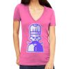 Tultex 214 - Ladies' Slim Fit Fine Jersey V-Neck Thumbnail