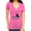 Tultex 214 - Ladies' Slim Fit Fine Jersey V-Neck Thumbnail