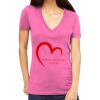 Tultex 214 - Ladies' Slim Fit Fine Jersey V-Neck Thumbnail