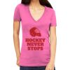 Tultex 214 - Ladies' Slim Fit Fine Jersey V-Neck Thumbnail