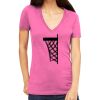 Tultex 214 - Ladies' Slim Fit Fine Jersey V-Neck Thumbnail
