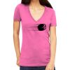 Tultex 214 - Ladies' Slim Fit Fine Jersey V-Neck Thumbnail