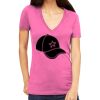 Tultex 214 - Ladies' Slim Fit Fine Jersey V-Neck Thumbnail