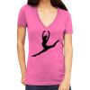 Tultex 214 - Ladies' Slim Fit Fine Jersey V-Neck Thumbnail
