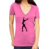 Tultex 214 - Ladies' Slim Fit Fine Jersey V-Neck Thumbnail
