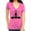 Tultex 214 - Ladies' Slim Fit Fine Jersey V-Neck Thumbnail