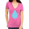 Tultex 214 - Ladies' Slim Fit Fine Jersey V-Neck Thumbnail