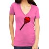 Tultex 214 - Ladies' Slim Fit Fine Jersey V-Neck Thumbnail